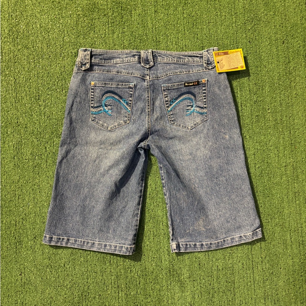 Y2K Grunge Skater Stye Rewind Blue Denim Shorts